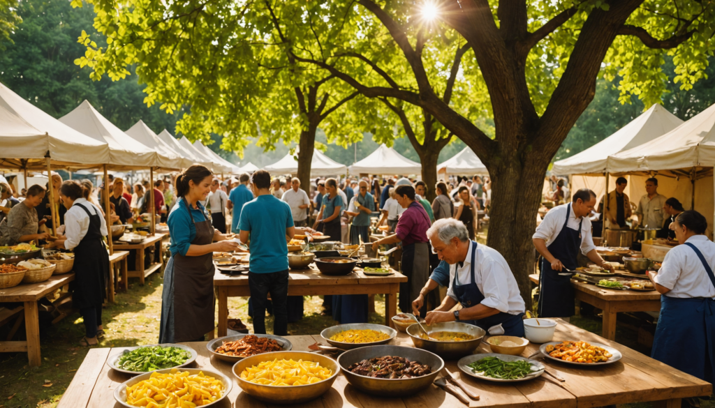 découvrez comment les fêtes locales inspirent des expériences culinaires uniques, mélangeant traditions et saveurs authentiques pour célébrer chaque événement de manière gourmande et conviviale.