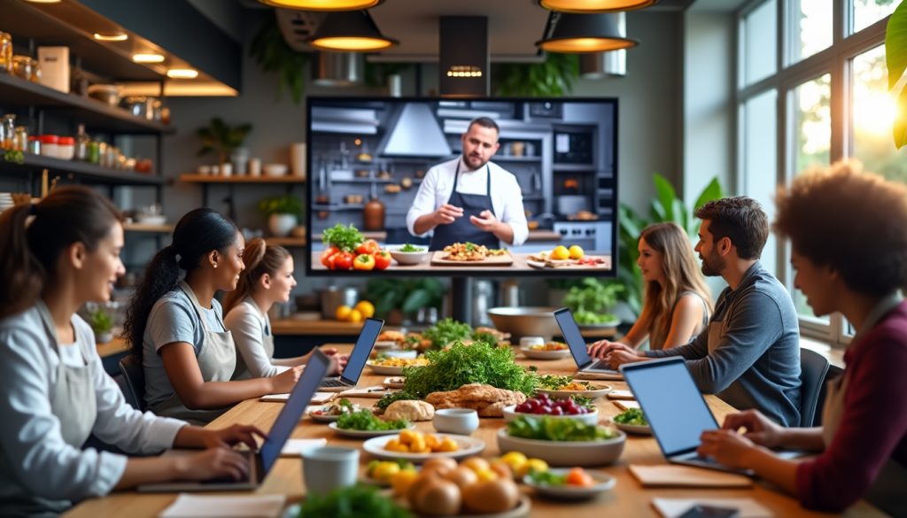 découvrez les meilleures formations en ligne pour futurs chefs : développez vos compétences culinaires, apprenez auprès de professionnels et préparez-vous à une carrière réussie dans la gastronomie grâce à des cours flexibles et accessibles à tous.