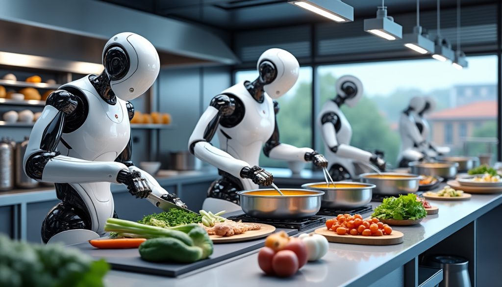 découvrez comment les robots cuisiniers révolutionnent la restauration collective : gains de temps, efficacité, qualité des repas et amélioration des conditions de travail pour le personnel.