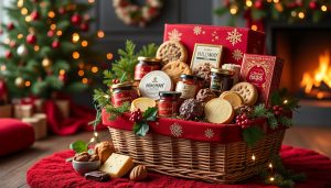 découvrez notre sélection de cadeaux gourmands pour les fêtes de fin d’année : coffrets sucrés, paniers salés et douceurs artisanales pour ravir tous les palais.