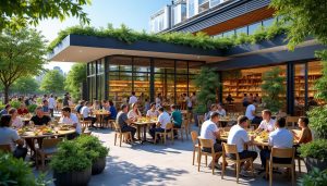 découvrez comment les cantines urbaines font leur grand retour, offrant des espaces conviviaux pour manger local et favoriser les liens en ville.