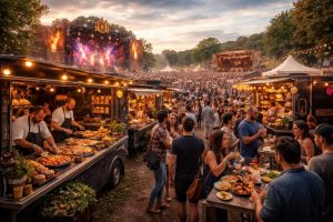 découvrez la gastronomie lors des festivals vieilles charrues et hellfest avec des food trucks gourmet offrant une expérience culinaire unique et savoureuse.