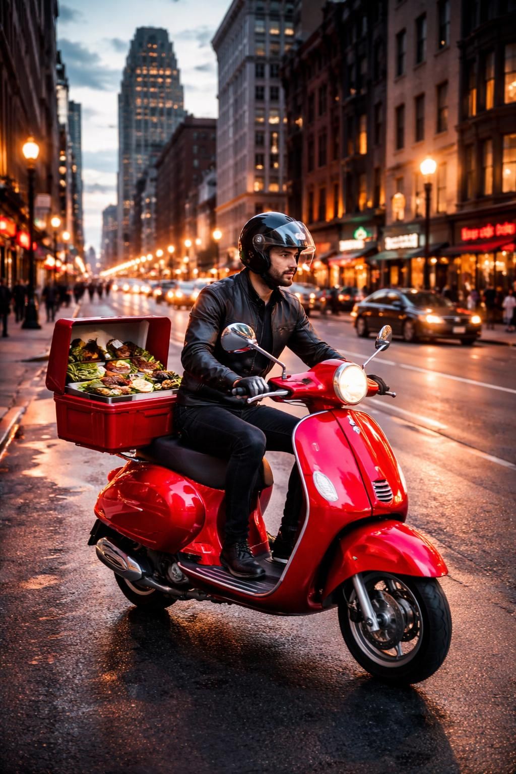 profitez d'une livraison rapide et écologique de repas gastronomiques à buffalo grâce à nos scooters électriques vespa et piaggio. savourez la qualité directement chez vous, tout en respectant l'environnement.