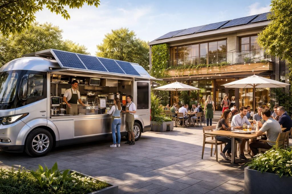 découvrez des solutions innovantes pour la restauration et les food trucks, adaptées aux entreprises alimentaires souhaitant moderniser et optimiser leur établissement.