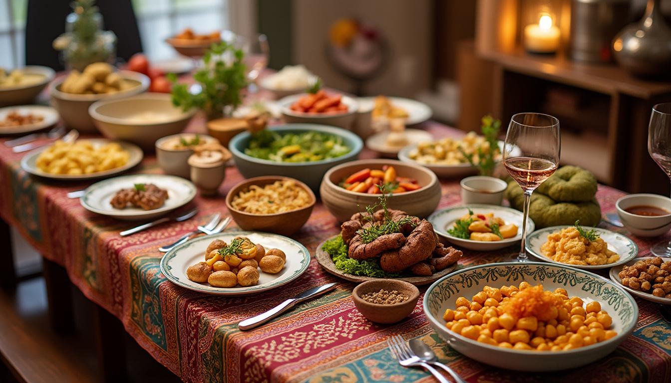découvrez comment les fêtes religieuses influencent la gastronomie à travers le monde, en révélant des traditions culinaires uniques et des plats symboliques.